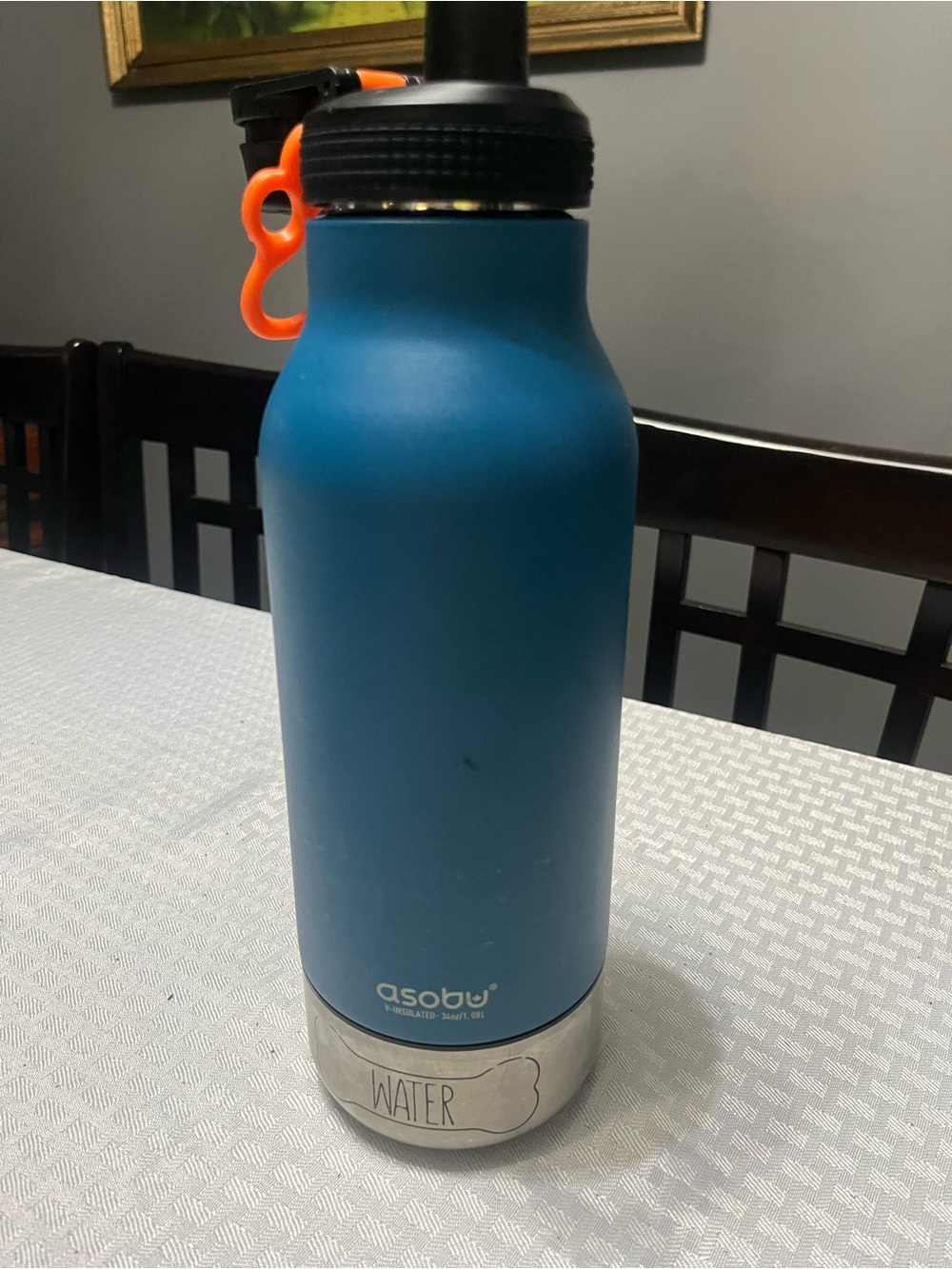 Asobu Blue Insulated Water Bottle